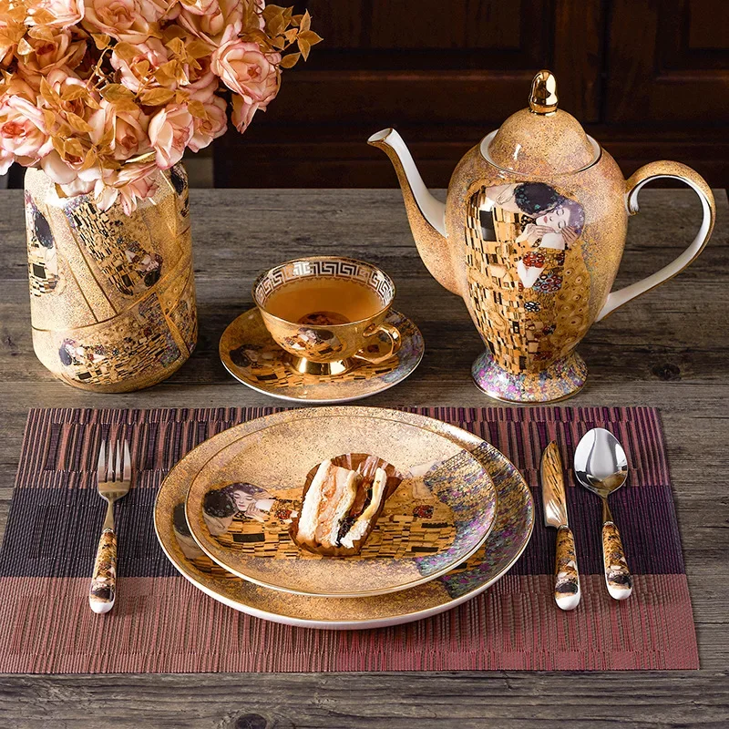Coffee Tea Creamer - Juego de café de porcelana fina