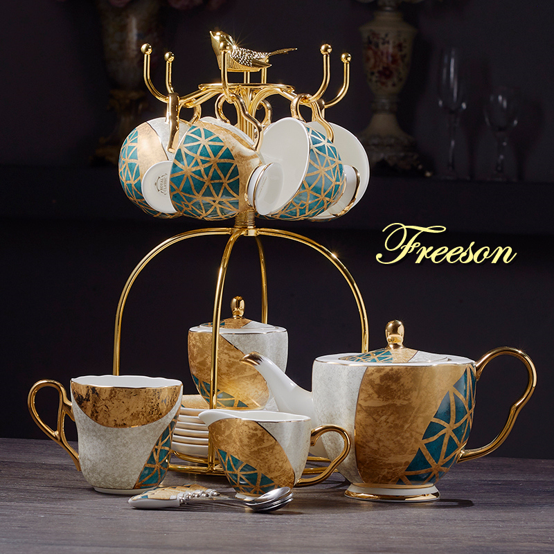 Coffee Tea Creamer - Juego de café de porcelana de