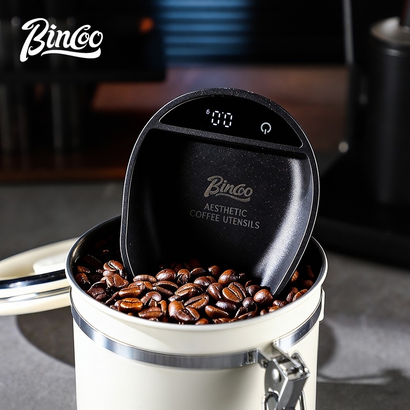 Coffee Bean Scale - Báscula digital electrónica mini BINCOO para