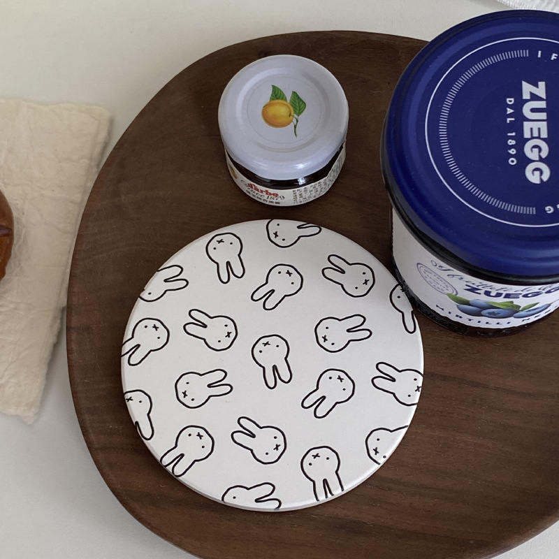 Coffee Tea & Hot Chocolate - Posavasos de Cerámica con Diseño de