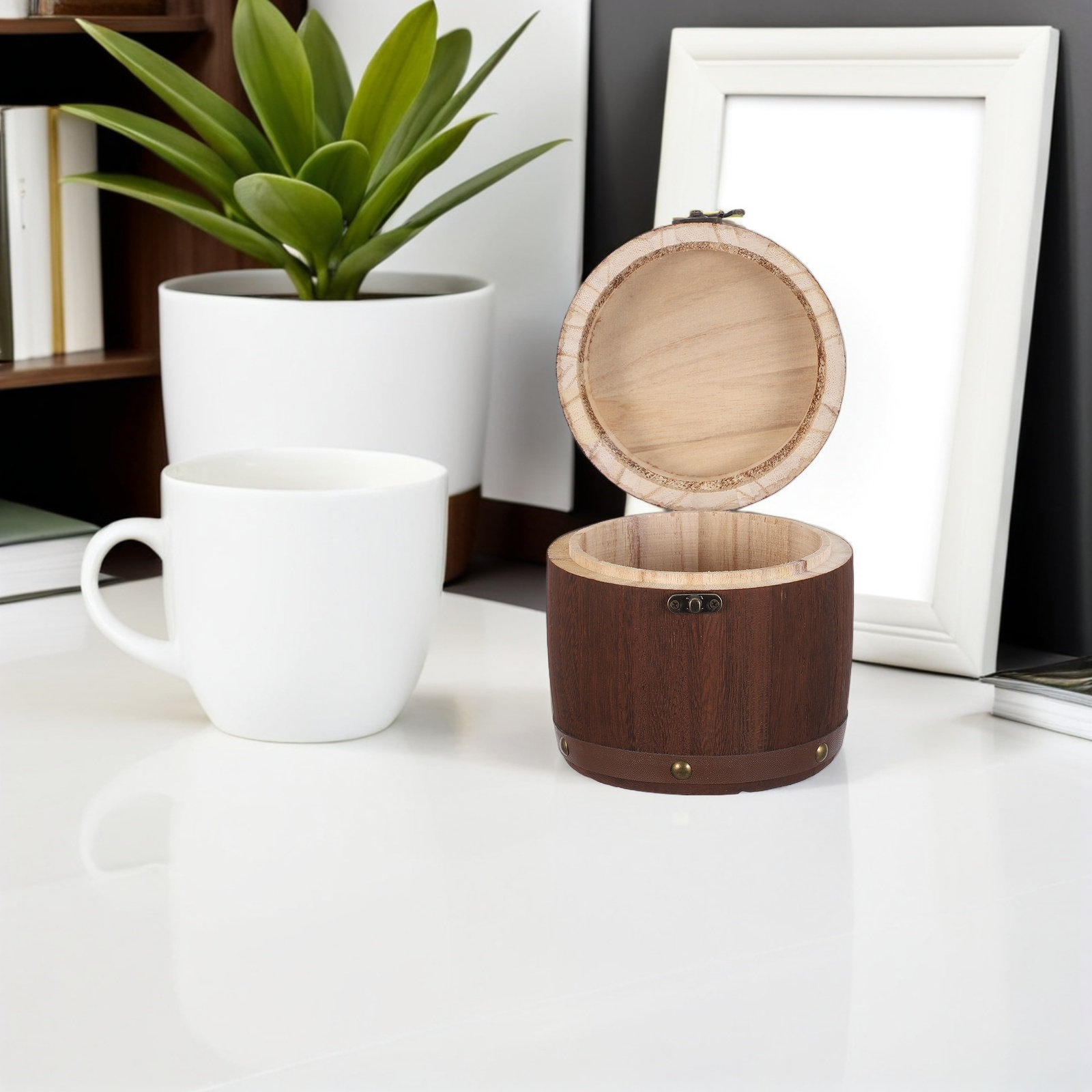 Coffee Tea Bean Leaf - Recipiente Hermético para Almacenar Té, Contenedor