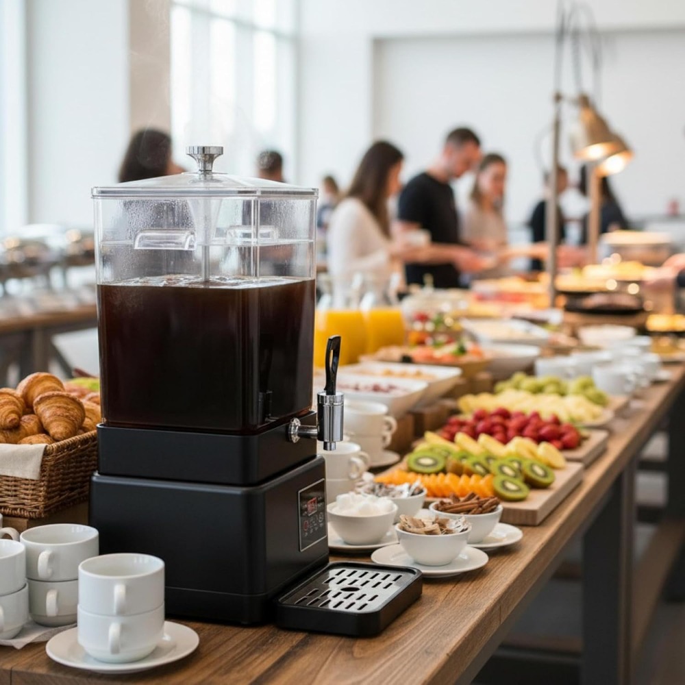Coffee Tea Urn - Cafetera Comercial de 10L, Máquina de