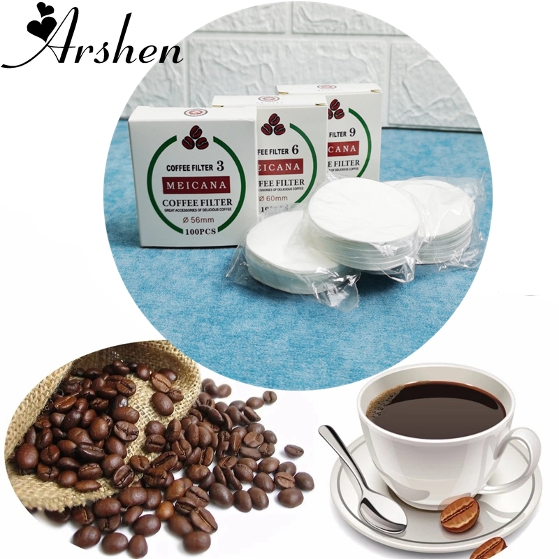 Coffee Tea Replacement - 100 unids/pack 3 tamaños 56/60/68mm cafetera