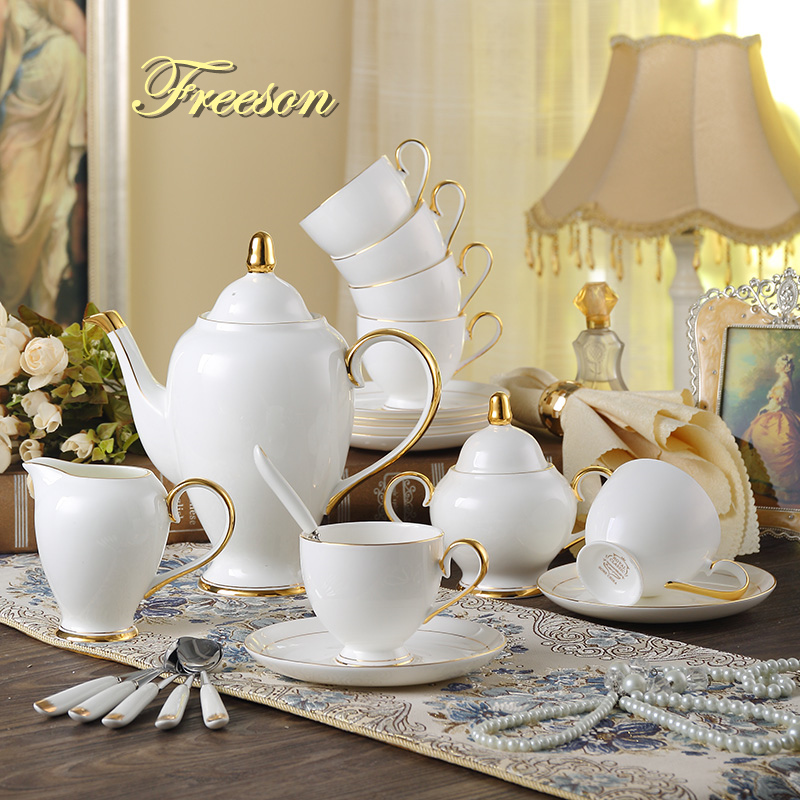Coffee Tea Creamer - Grace Bone-juego de café de porcelana