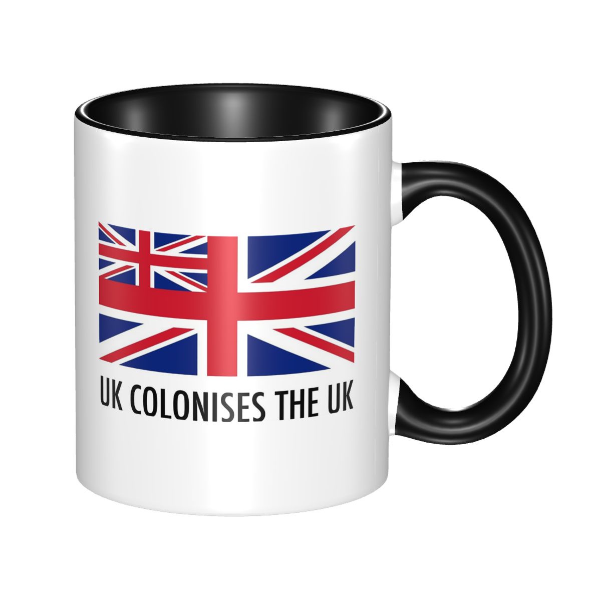 Coffee Tea Uk - Taza con bandera Union Jack del
