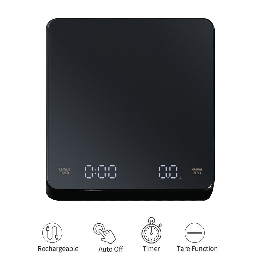 Coffee Bean Scale - Báscula de café digital con temporizador