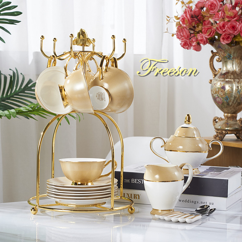 Coffee Tea Creamer - Juego de café de porcelana de