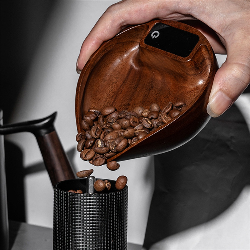 Coffee Tea Bean Leaf - -Báscula de granos de café A89Z,