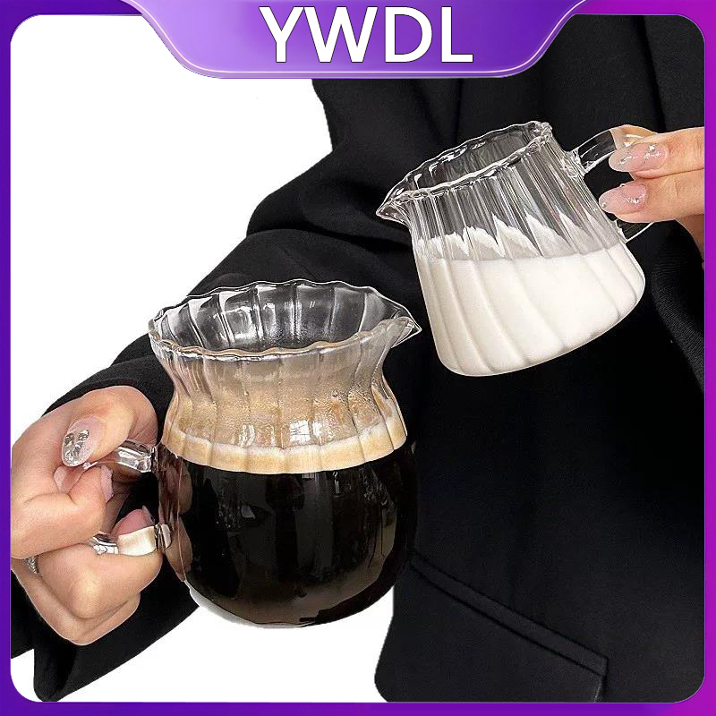 Coffee Tea Creamer - Jarra de leche de vidrio de