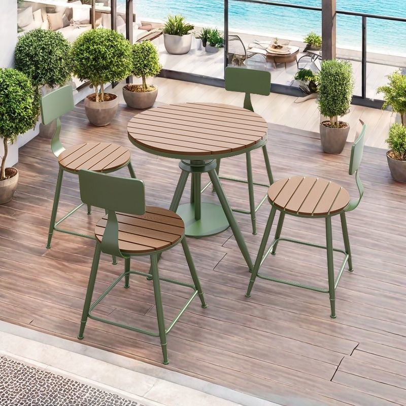 Coffee Tea Garden - Mesa y sillas de hierro forjado