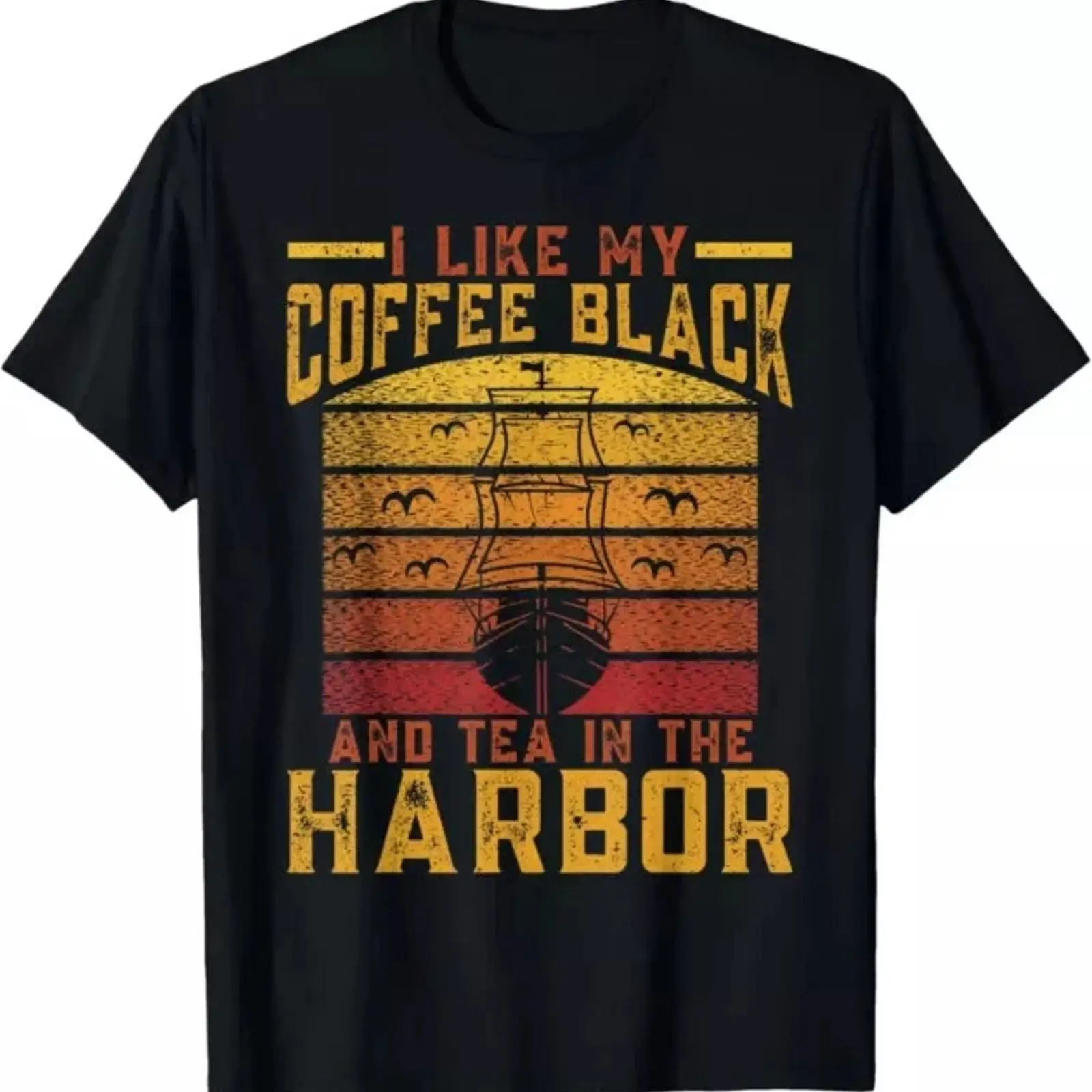 Coffee Tea Knits - Camiseta Retro I Like My Coffee