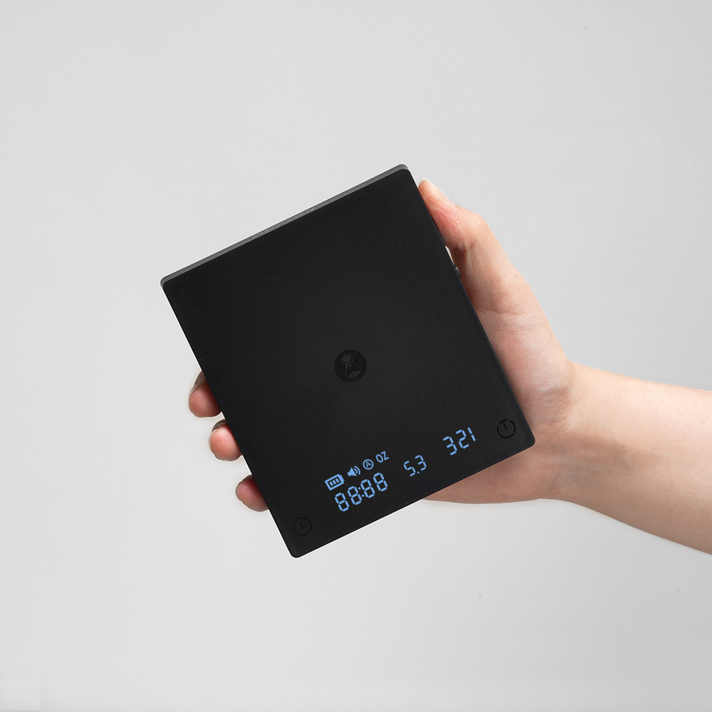 Coffee Bean Scale - TIMEMORE-miroete negro MINI, báscula de café
