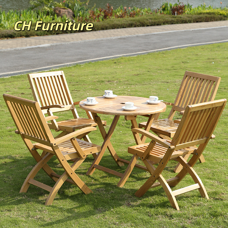 Coffee Tea Garden - Mesas y sillas plegables para exteriores