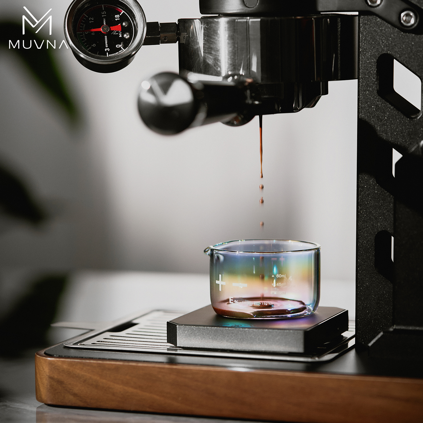 Coffee Bean Scale - Taza Medidora de Espresso MUVNA de