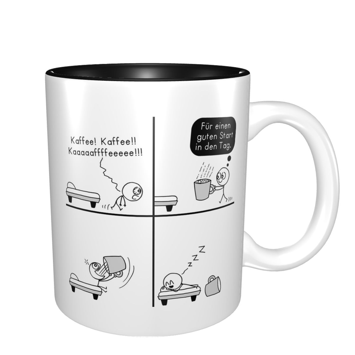 Morning Tea Coffee - Taza de Café Divertida de Cerámica,