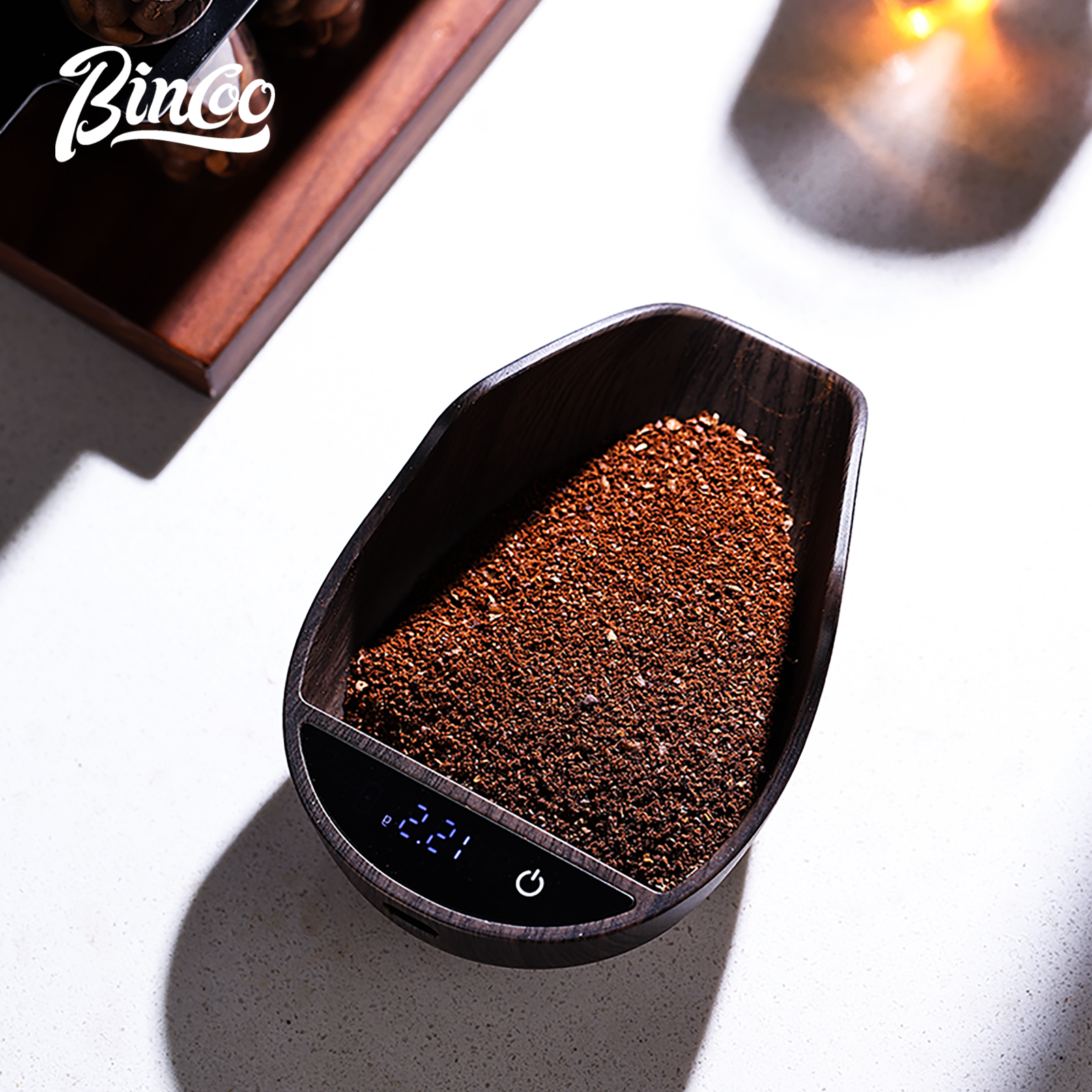 Coffee Bean Scale - Bandeja para Granos de Café Bincoo,