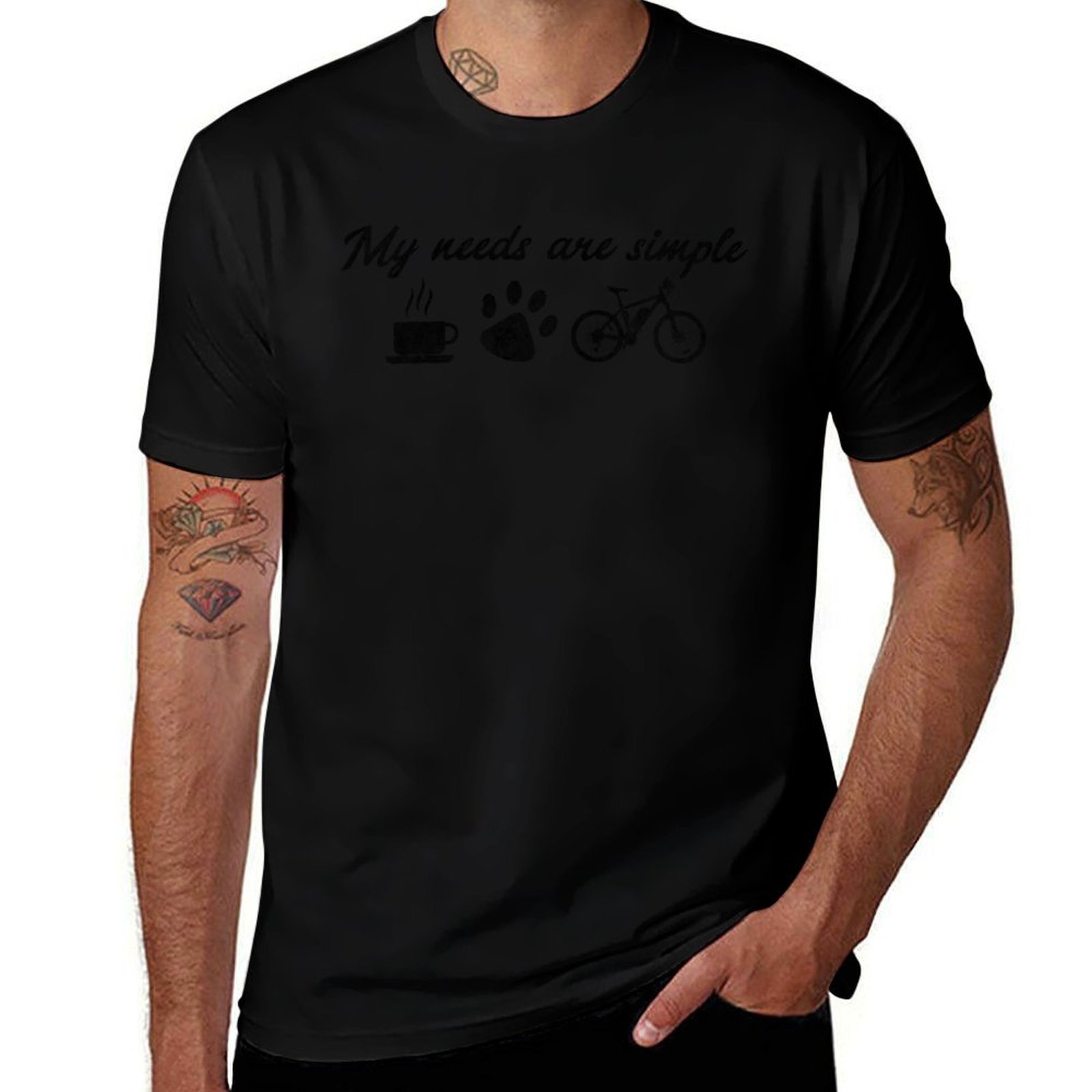 Camiseta de ciclismo MTB con d - Coffee Tea Knits reseña y precio