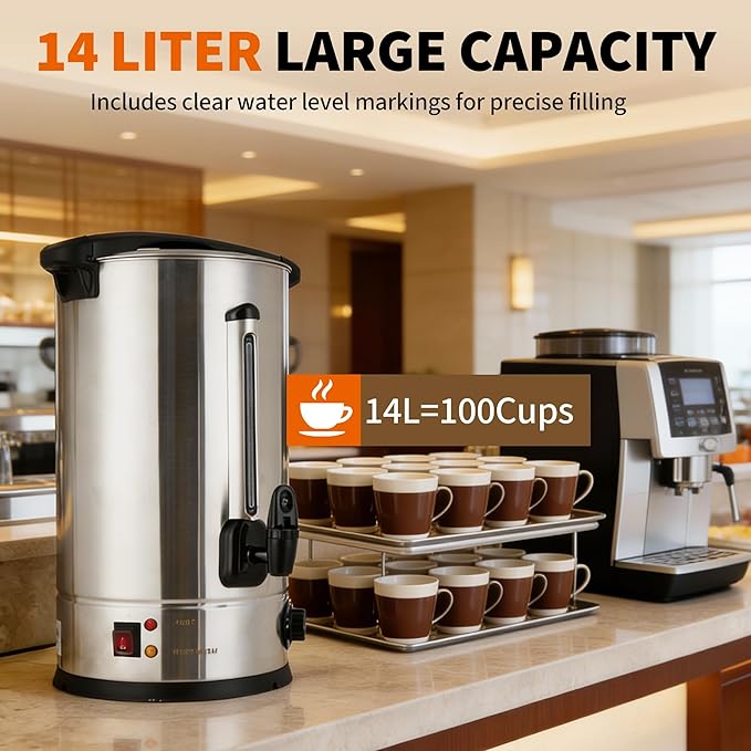 Urna de Café de 14/16 Tazas, C - Coffee Tea Urn reseña y precio