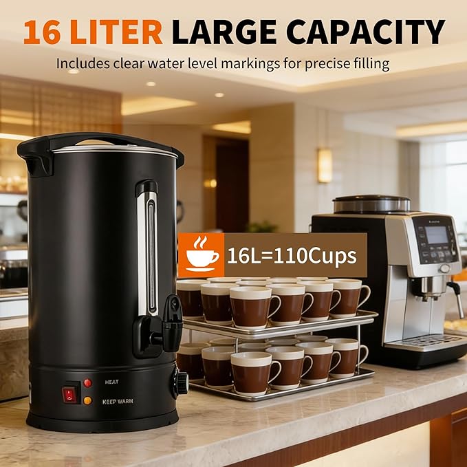 Urna de Café de 14/16 Tazas, C - Coffee Tea Urn reseña y precio