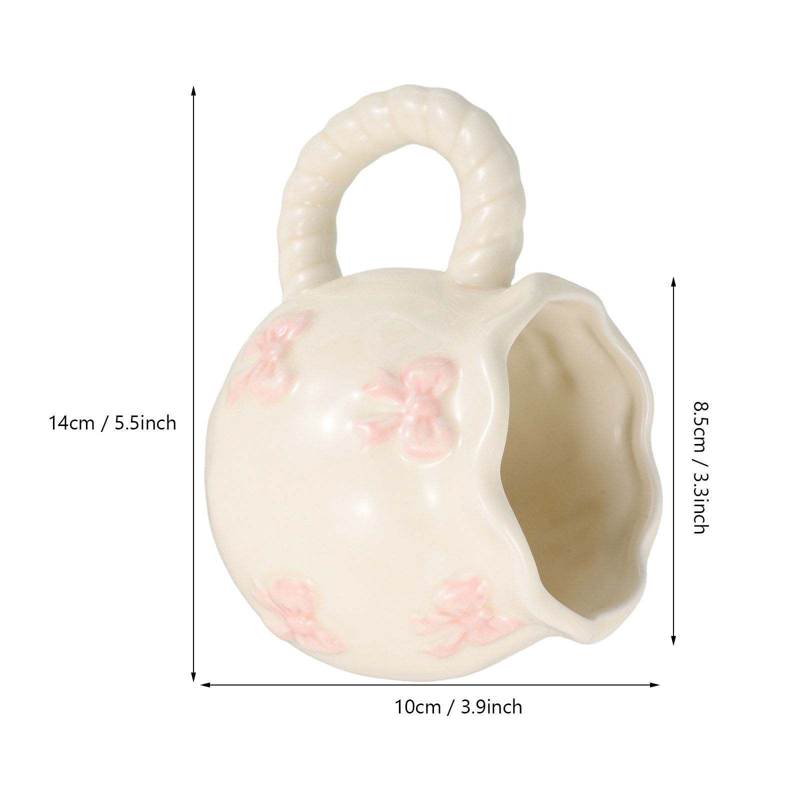 Taza de Cerámica con Lazo 3D Ú - Morning Tea Coffee reseña y precio