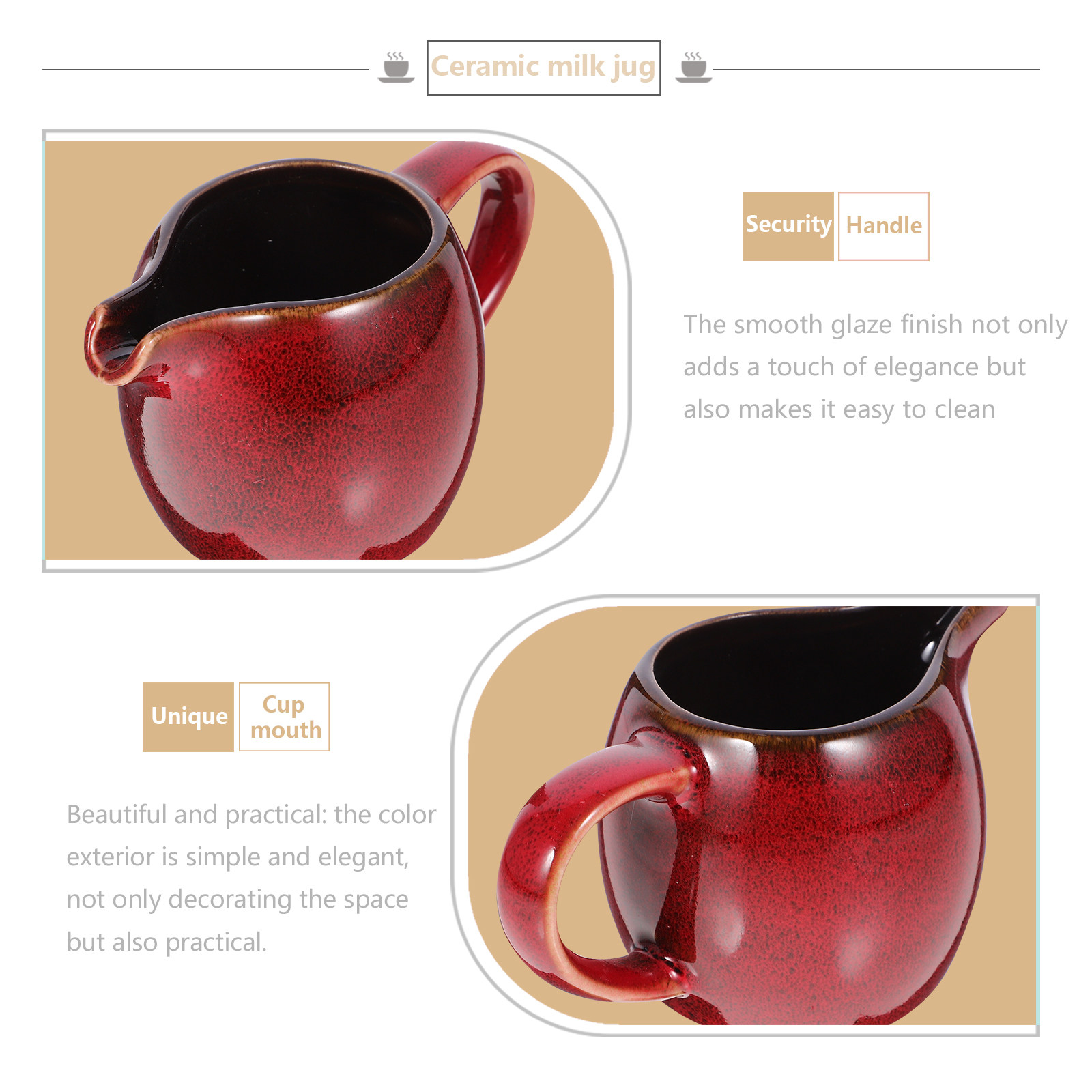 Jarra de Cerámica para Crema,  - Coffee Tea Creamer reseña y precio