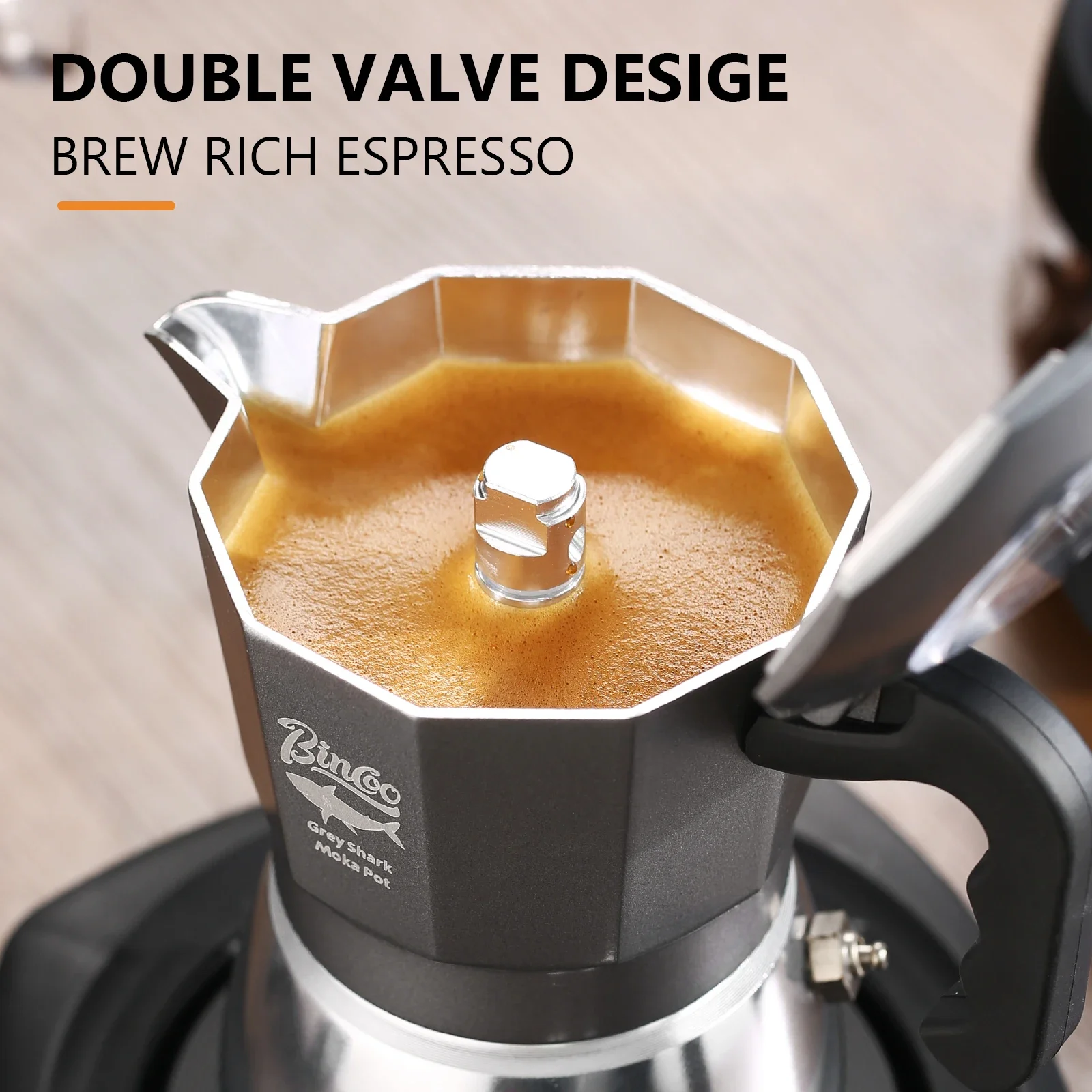 Cafetera Moka Bincoo de 2 Taza - Coffee Tea Espresso reseña y precio
