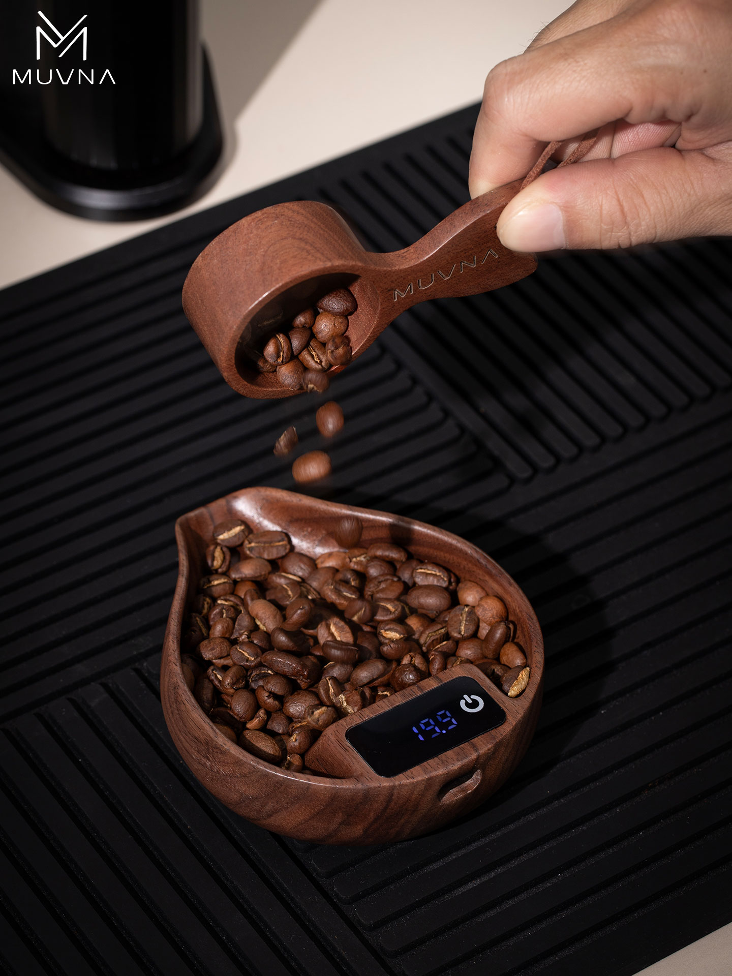 Báscula de Café de Madera Muvn - Coffee Bean Scale reseña y precio
