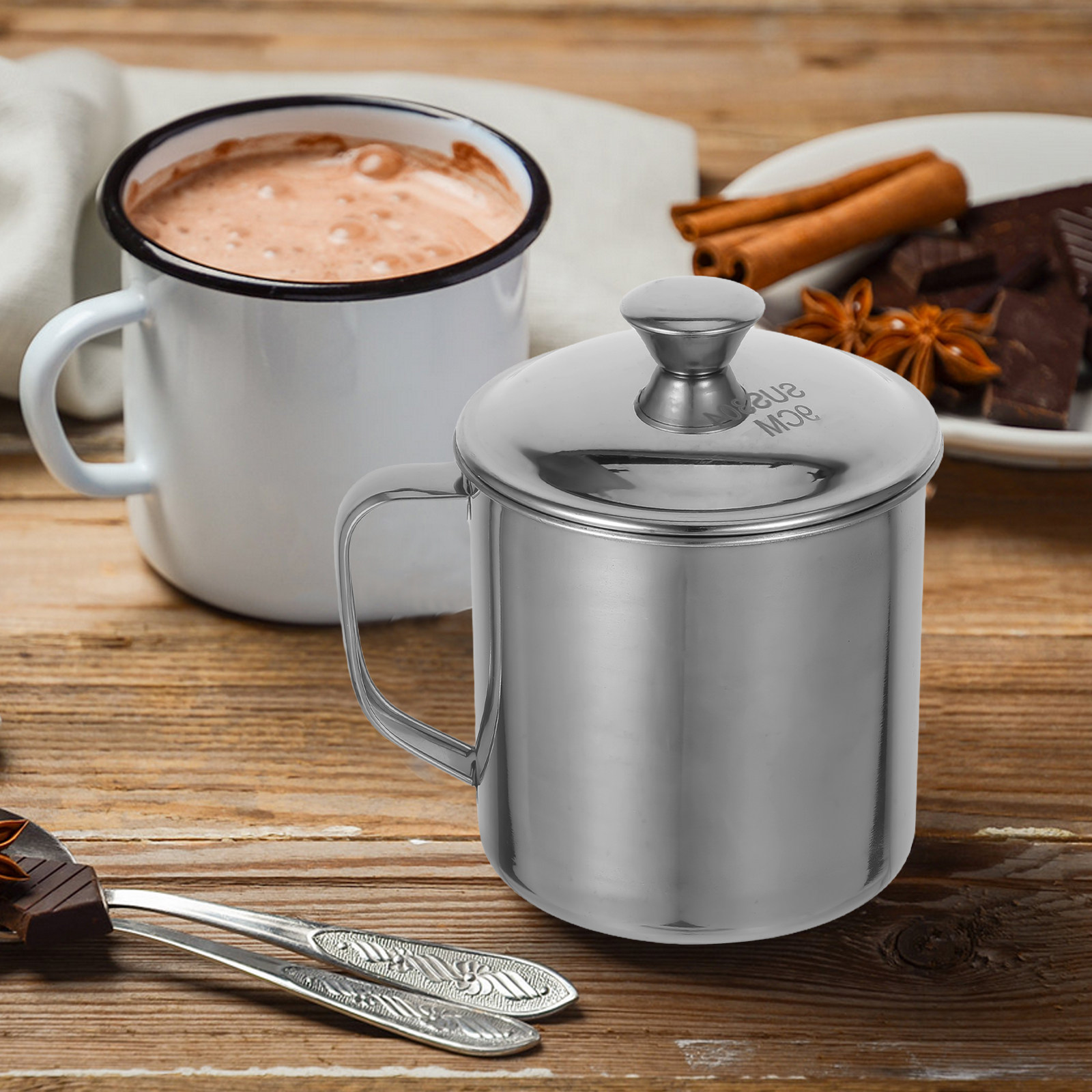 Taza de Acero Inoxidable de Do - Coffee Tea & Hot Chocolate reseña y precio