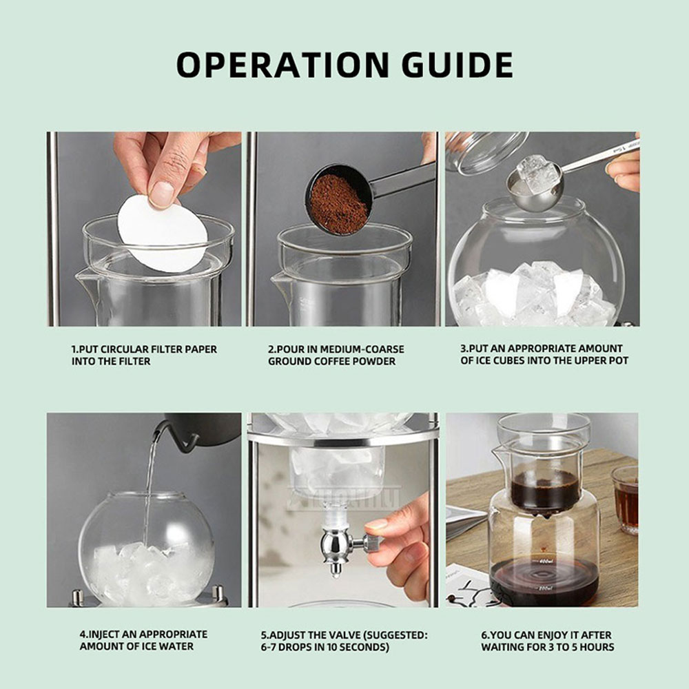 Cafetera de 1000ml para prepar - Coffee Tea Brew reseña y precio
