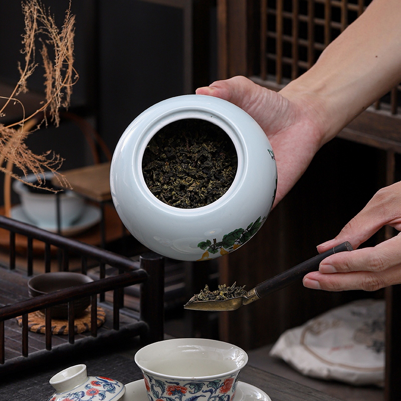 Tarro de hojas de té de porcel - Coffee Tea Bean Leaf reseña y precio