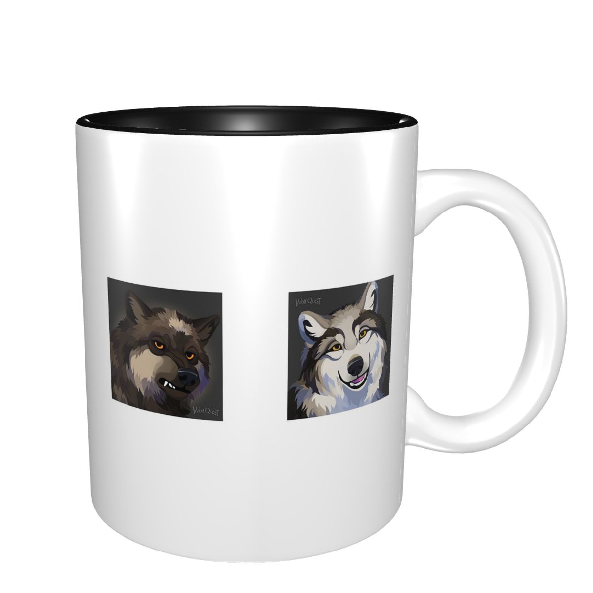 Taza WolfQuest Morning Face, t - Morning Tea Coffee reseña y precio