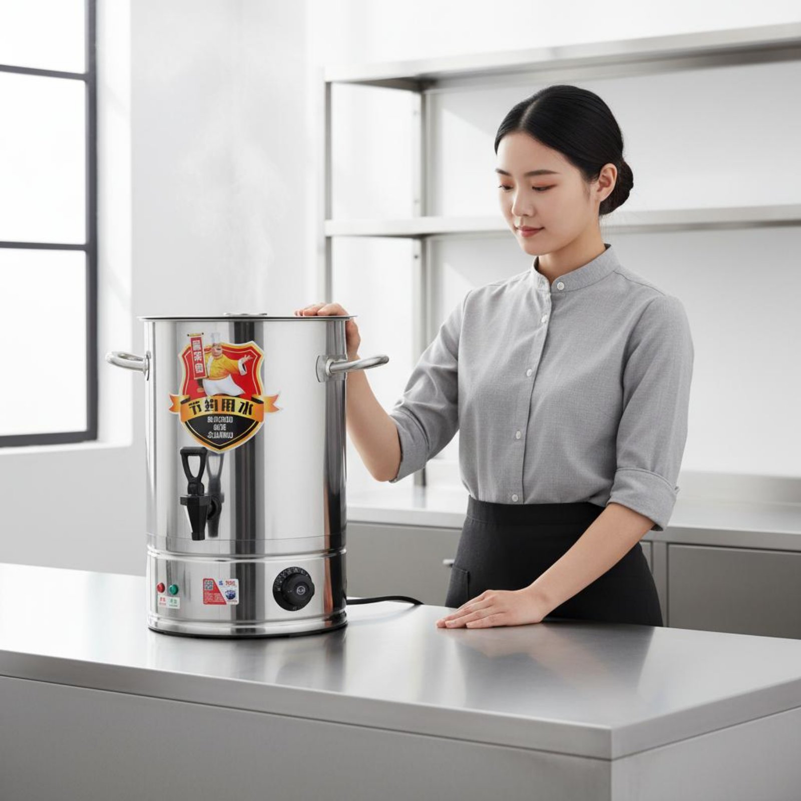 Dispensador de Bebidas Eléctri - Coffee Tea Urn reseña y precio