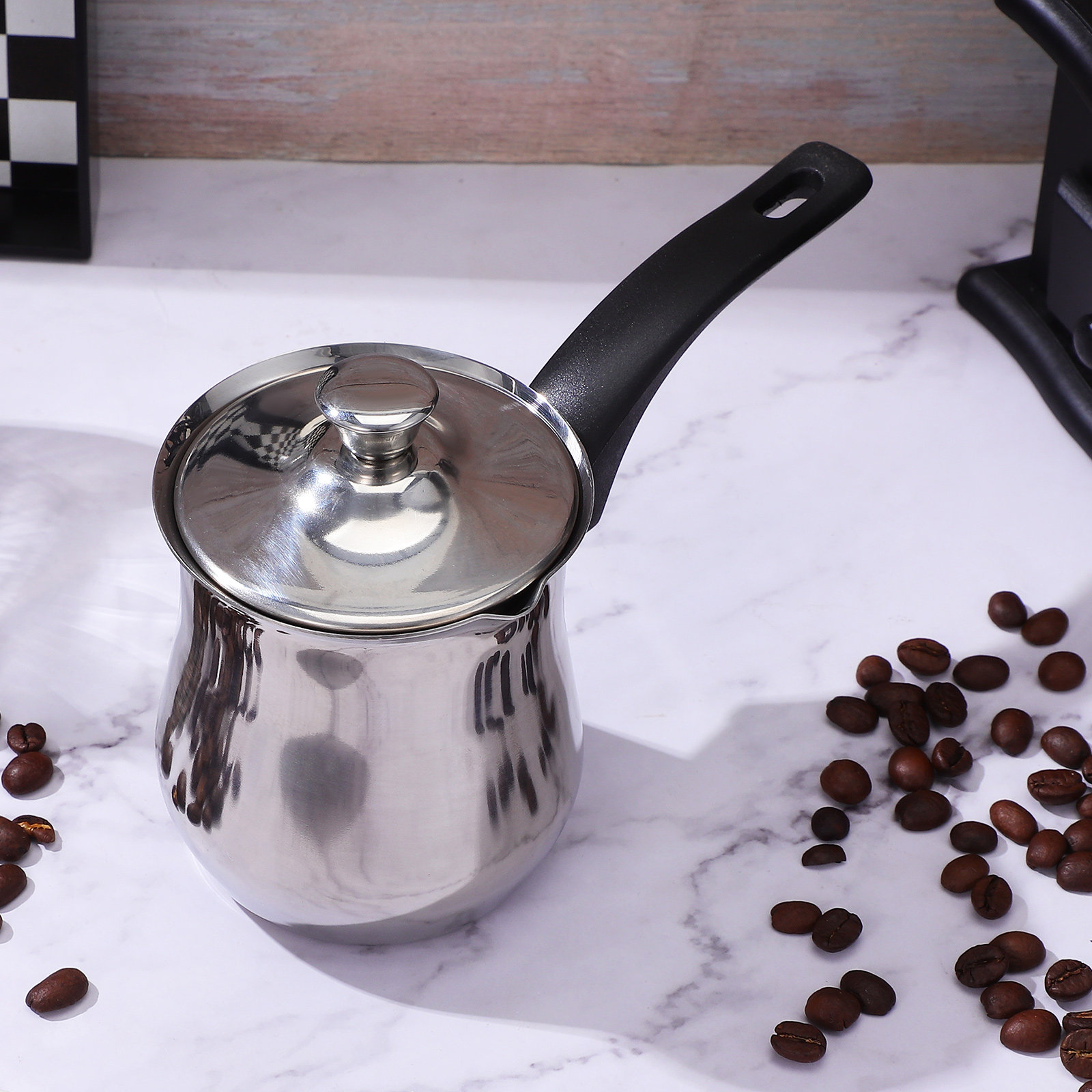 Cafetera Turca de Acero Inoxid - Coffee Tea Brew reseña y precio