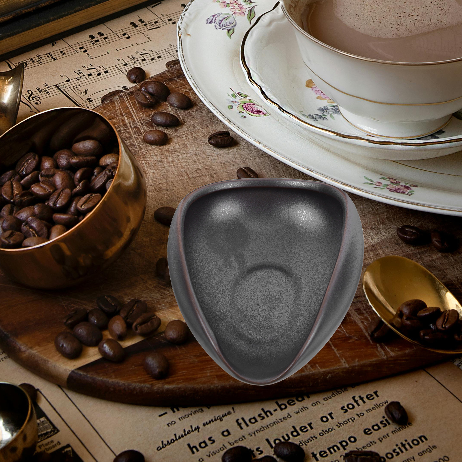 Bandeja Dosificadora de Cerámi - Coffee Tea Bean Leaf reseña y precio