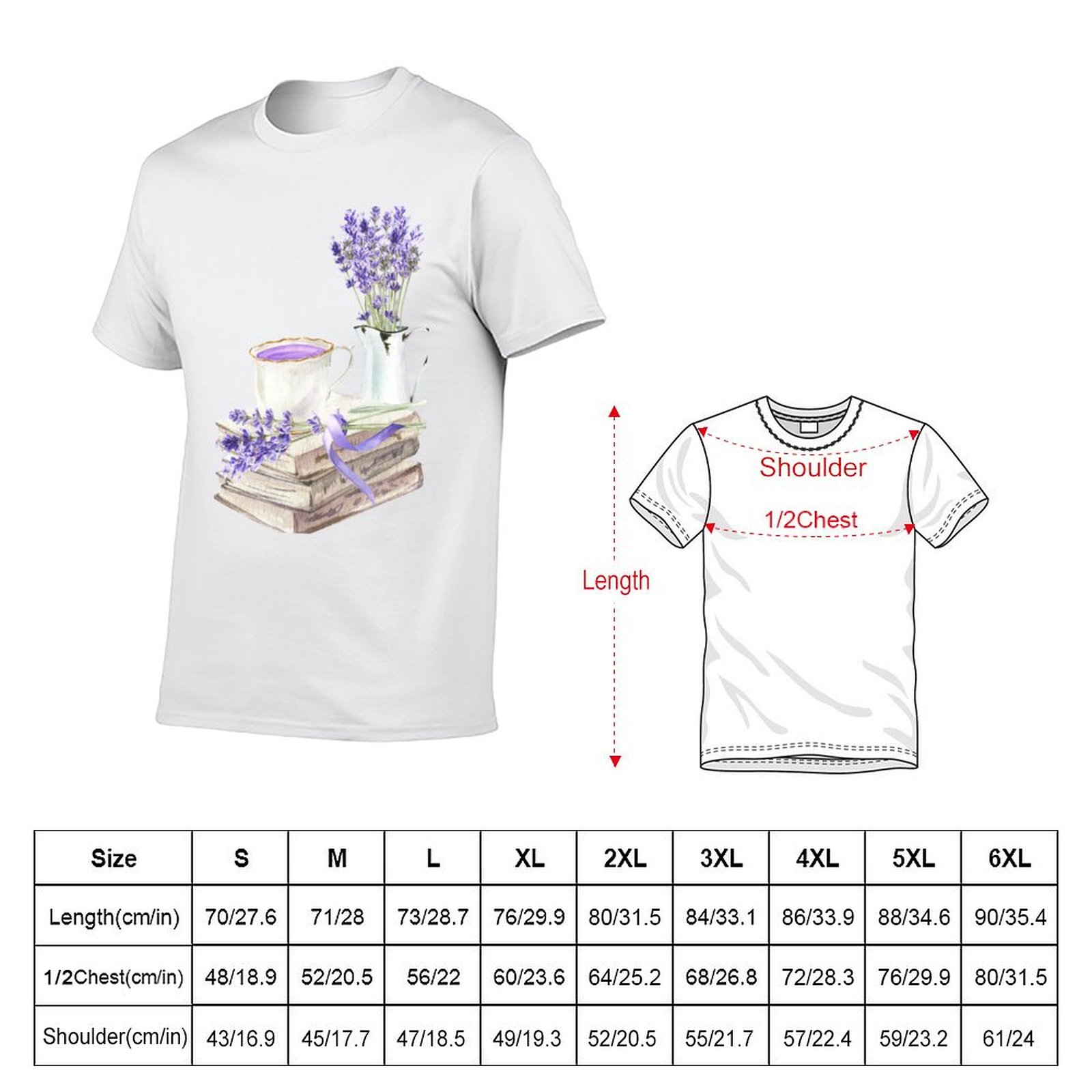 Camiseta con estampado de libr - Coffee Tea Knits reseña y precio