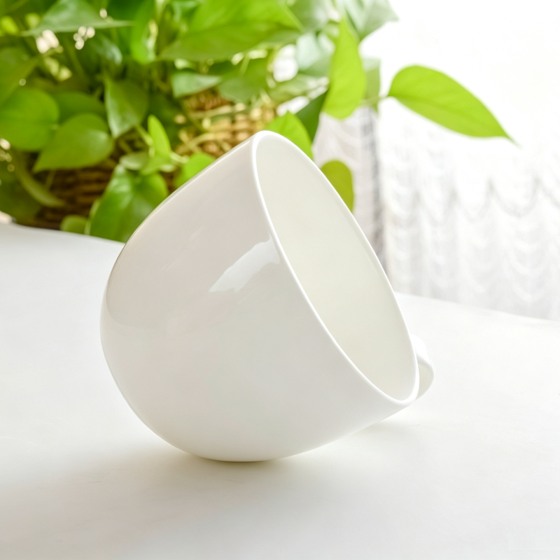 Taza de porcelana blanca Lisa  - Morning Tea Coffee reseña y precio