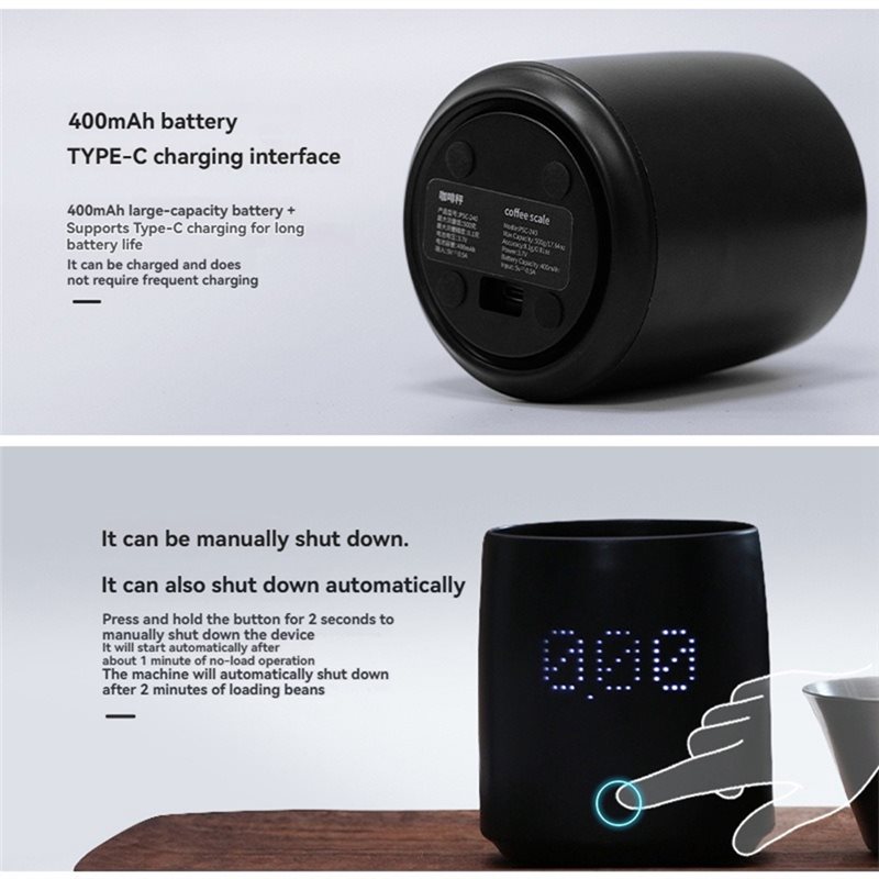 Báscula Electrónica para Café  - Coffee Bean Scale reseña y precio