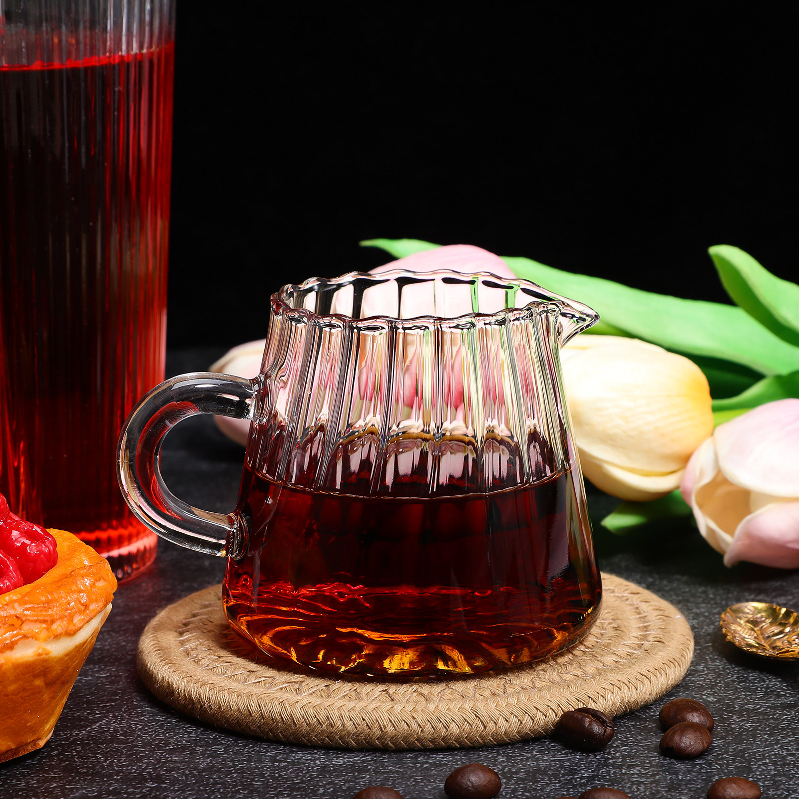 Jarra de Vidrio para Crema, Re - Coffee Tea Creamer reseña y precio