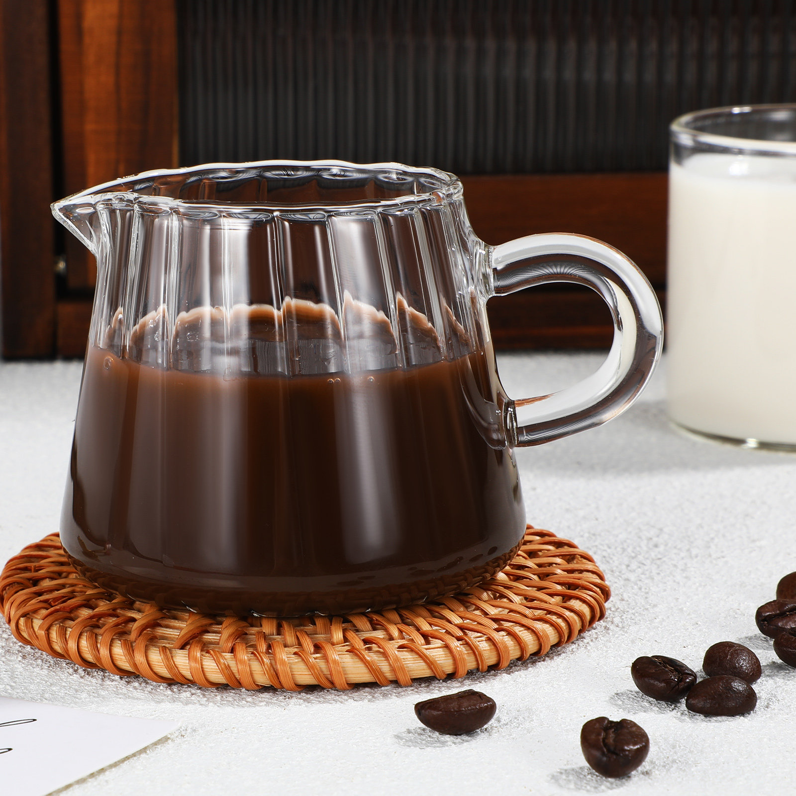Jarra de Vidrio para Crema, Re - Coffee Tea Creamer reseña y precio