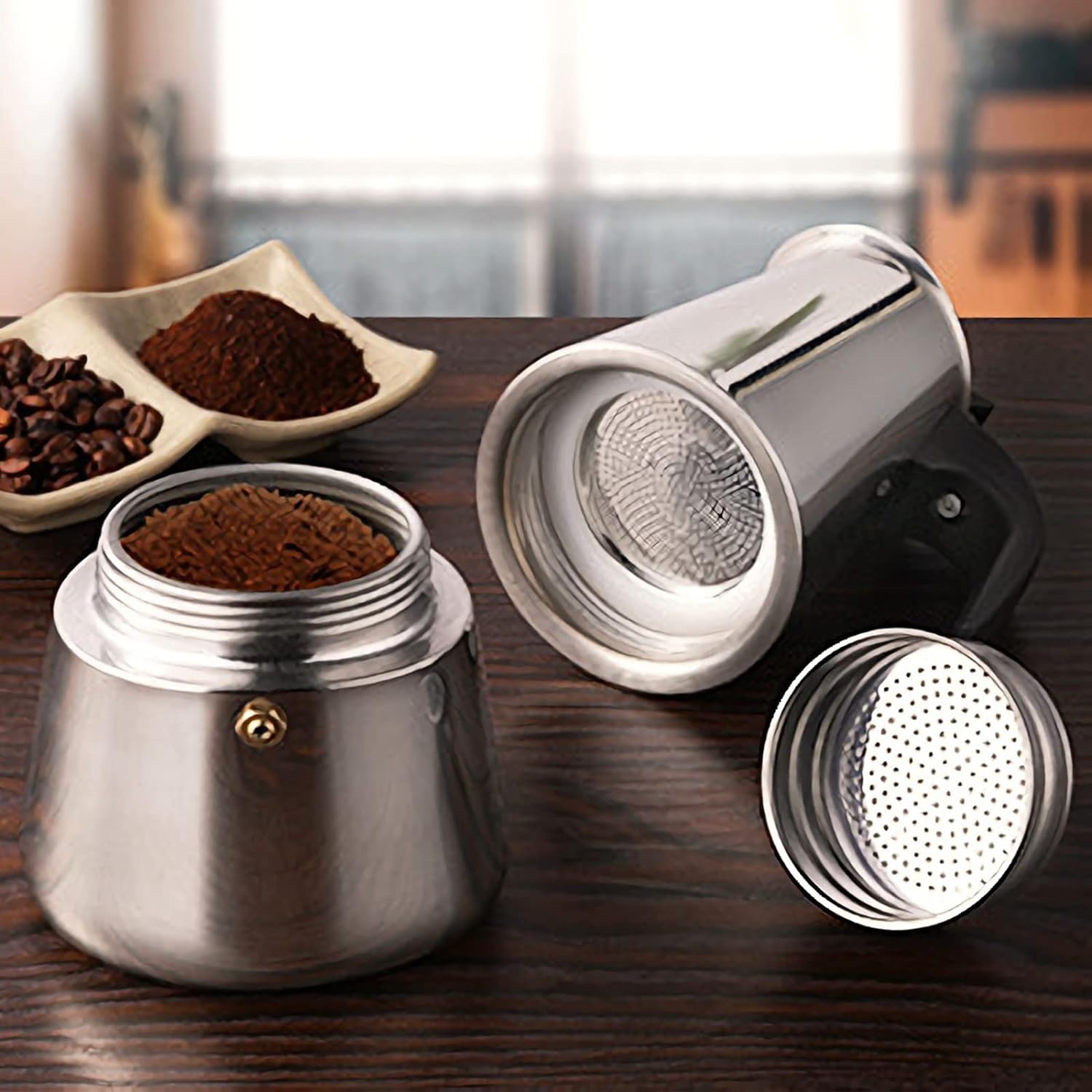 4/6/9 tazas Moka Pot Caffe Taz - Coffee Tea Espresso reseña y precio