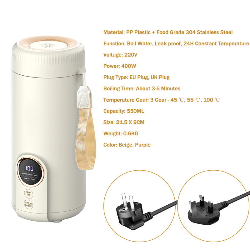 100 ℃   Hervidor Eléctrico Por - Coffee Tea Uk reseña y precio