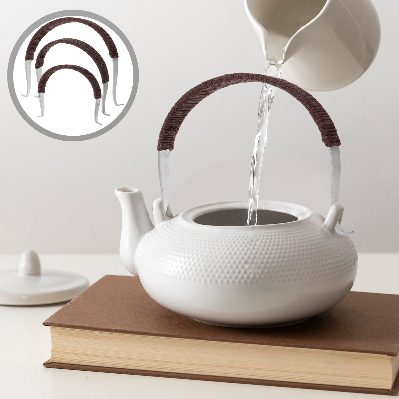 Juego de 3 Asas de Repuesto pa - Coffee Tea Replacement reseña y precio