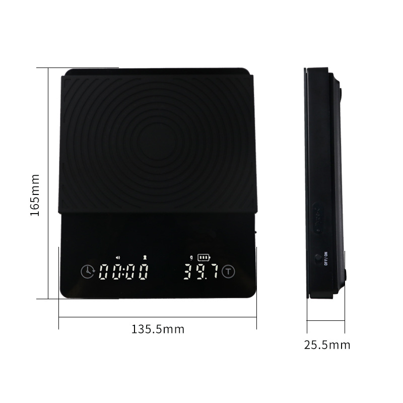 Báscula de Café Black Mirror P - Coffee Bean Scale reseña y precio