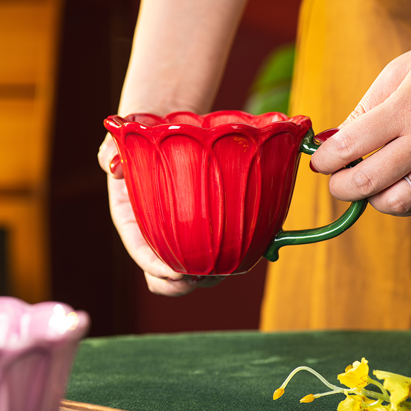 Juego de tazas de cerámica flo - Morning Tea Coffee reseña y precio