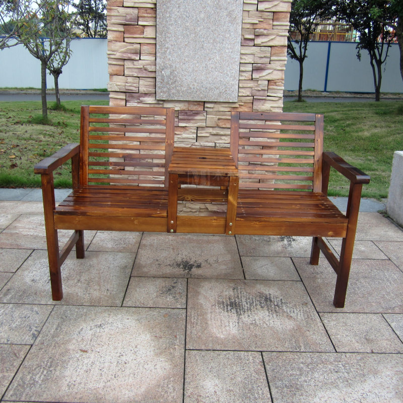 Mesa de centro doble de madera - Coffee Tea Garden reseña y precio