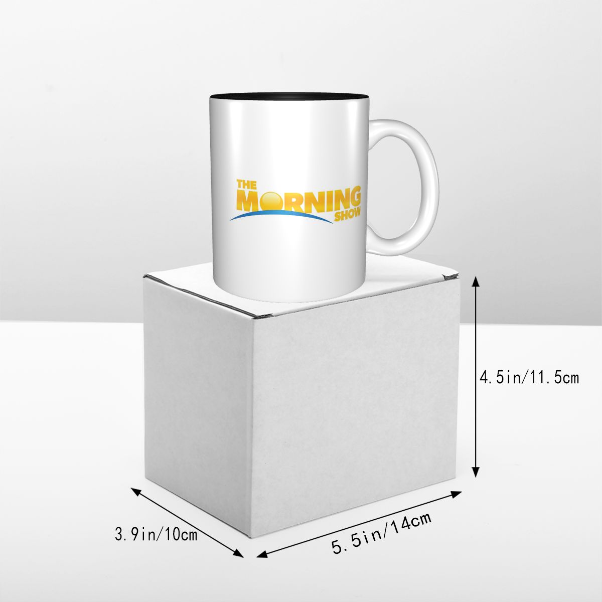 Taza con logotipo de The Morni - Morning Tea Coffee reseña y precio