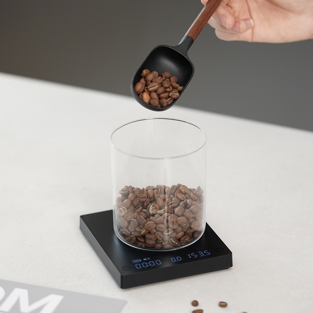TIMEMORE-miroete negro MINI, b - Coffee Bean Scale reseña y precio