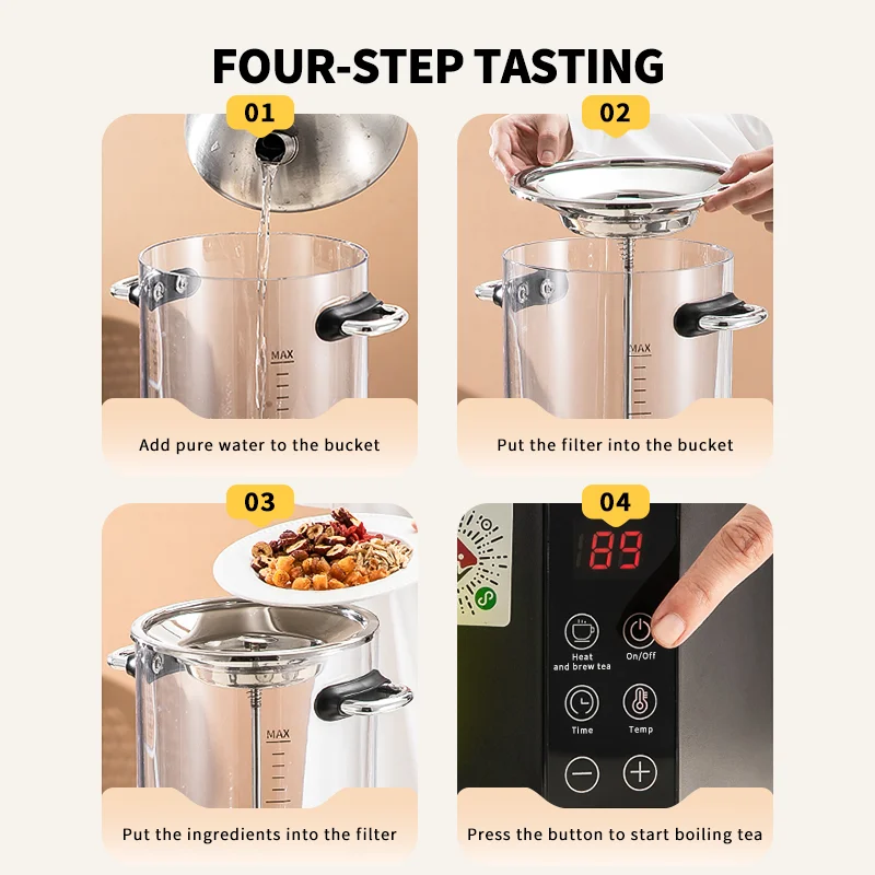 Nueva Función: Cafetera Eléctr - Coffee Tea Urn reseña y precio
