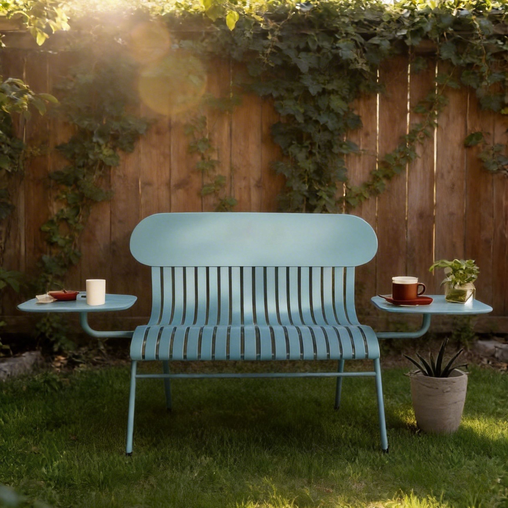 Silla Doble para Exteriores HY - Coffee Tea Garden reseña y precio