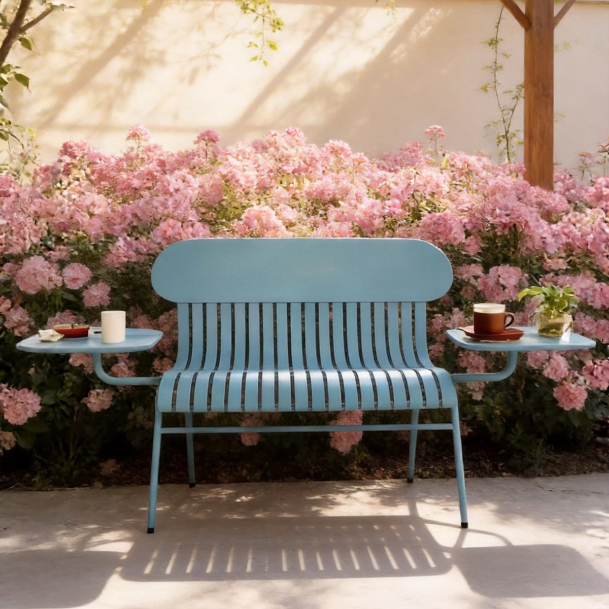 Silla Doble para Exteriores HY - Coffee Tea Garden reseña y precio